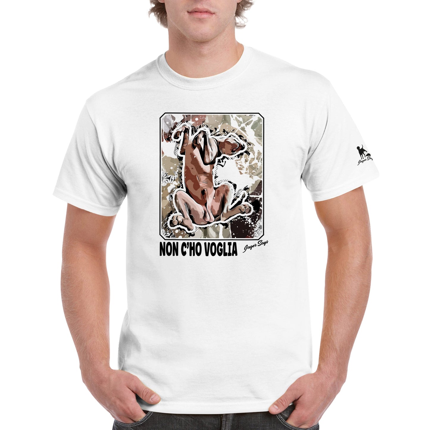 T-shirt FRONT Jager Says: NON C'HO VOGLIA